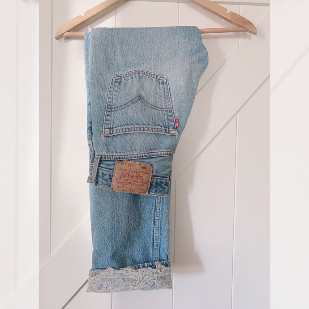 Vintage ladies 501 Levi jeans